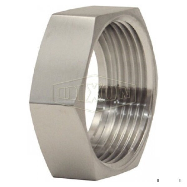 Dixon Hex Nut, Ring Joint, Fitting/Connector Type: Nut, 2 in Nominal Size, 7/8 in Thickness, 3-1/8 in Hex, 13H-G200RJT - main
